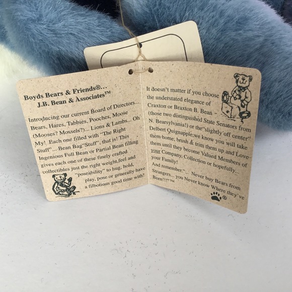 Boyds Collection Pooh Bears Winter Holiday Eeyore with Christmas Ornament - Picture 9 of 16